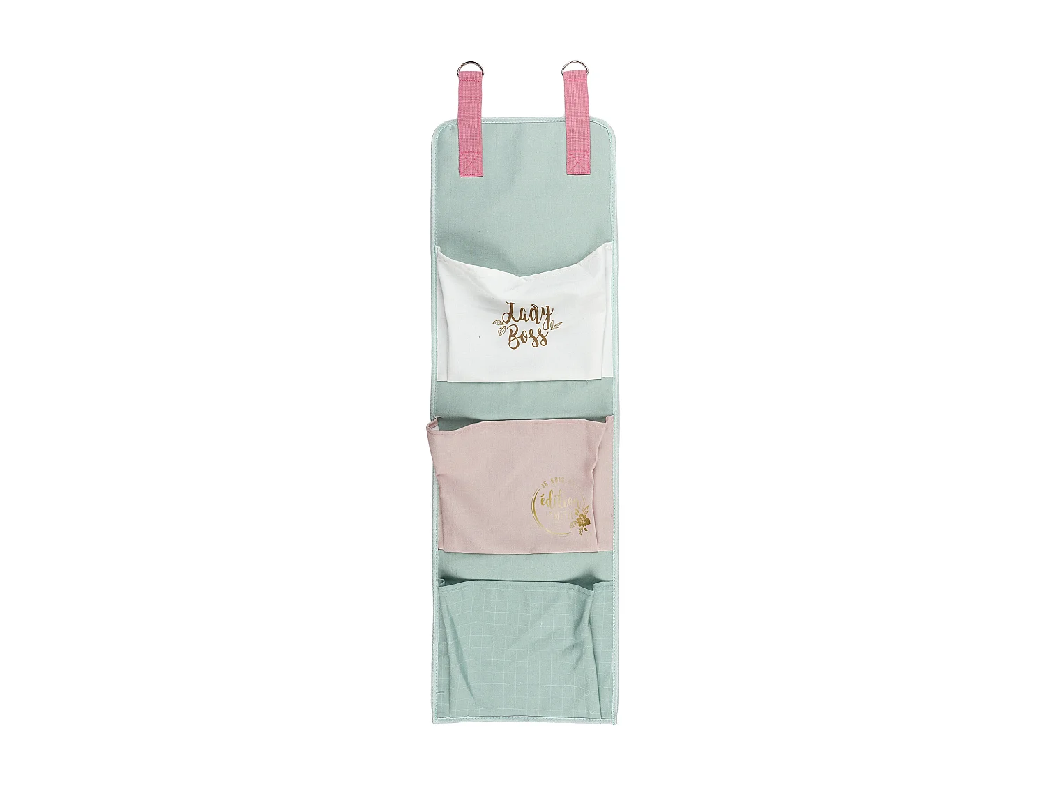 Rangement A Suspendre 3 Poches Lady Boss Blanc, Rose, Bleu