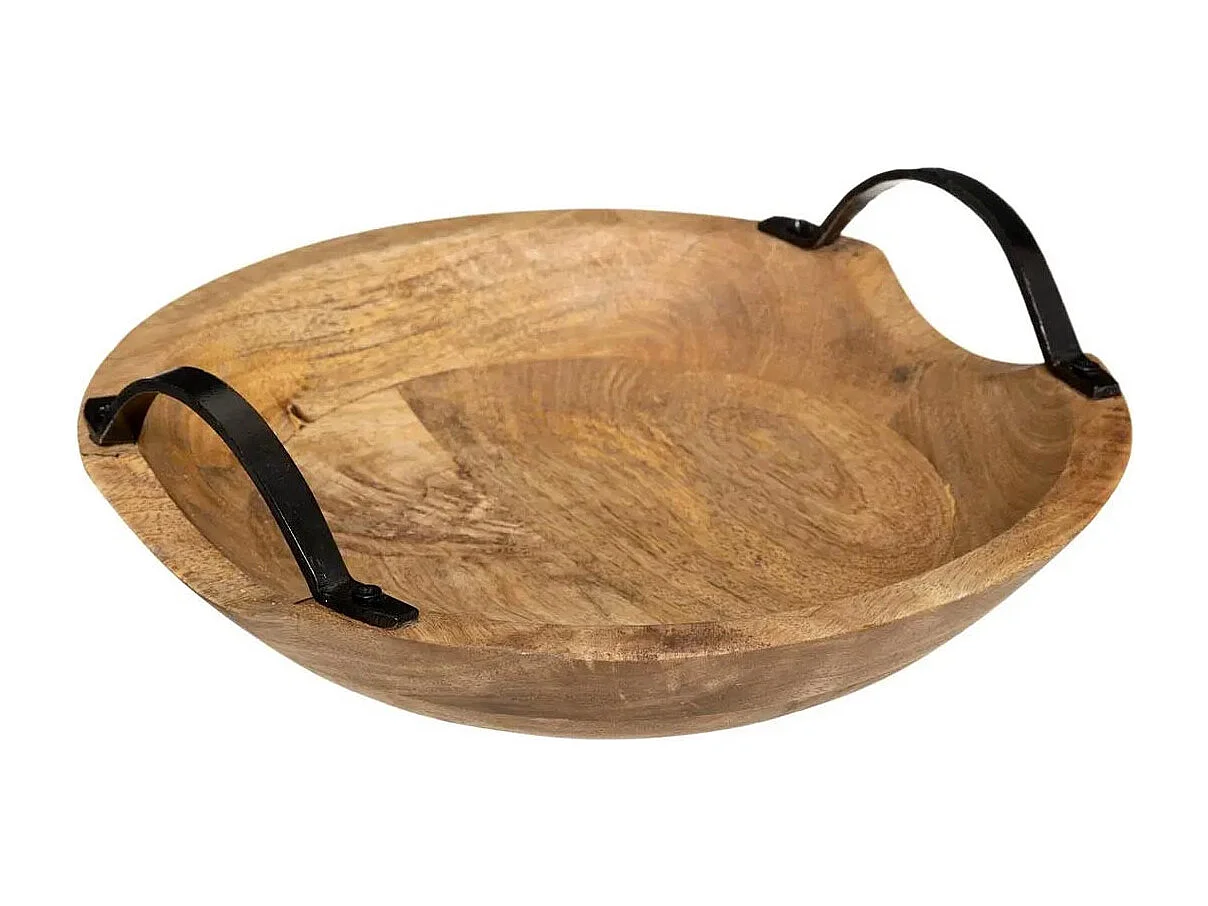 Coupelle Déco en Bois "Wild" 29cm Naturel