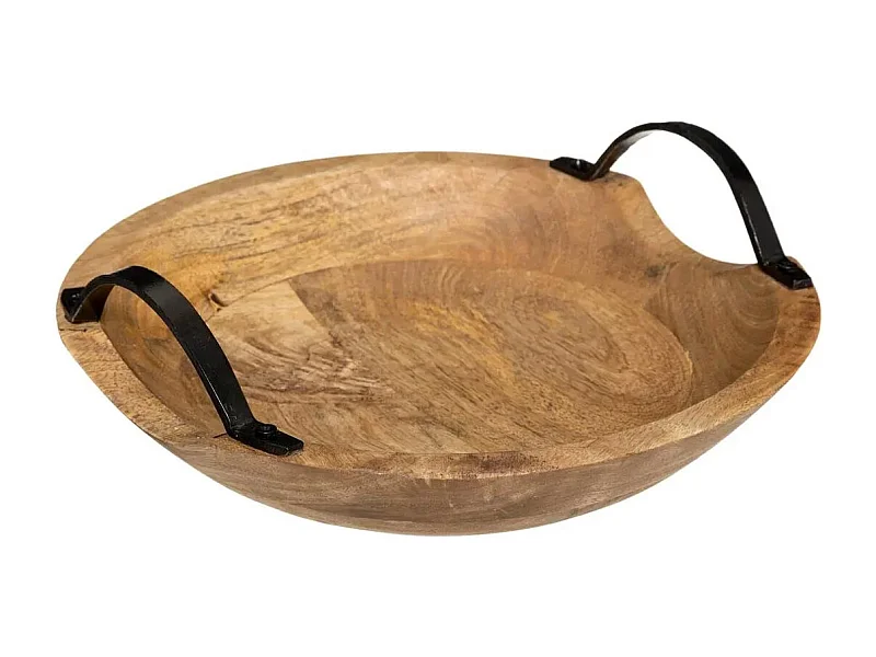 Coupelle Déco en Bois "Wild" 29cm Naturel