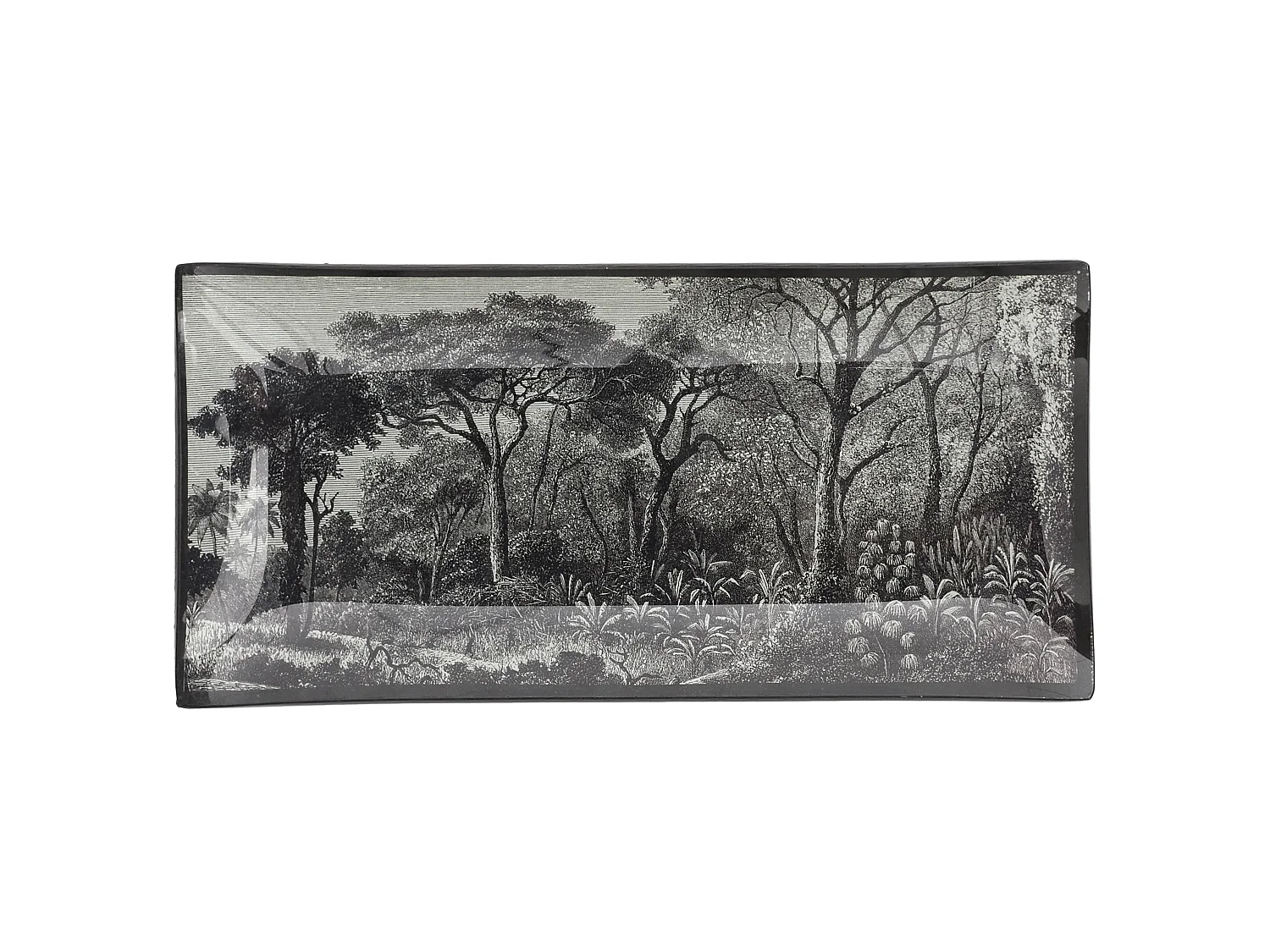 Vide Poche - HOME DECO FACTORY - Black Forest - Design Moderne - Noir et Blanc