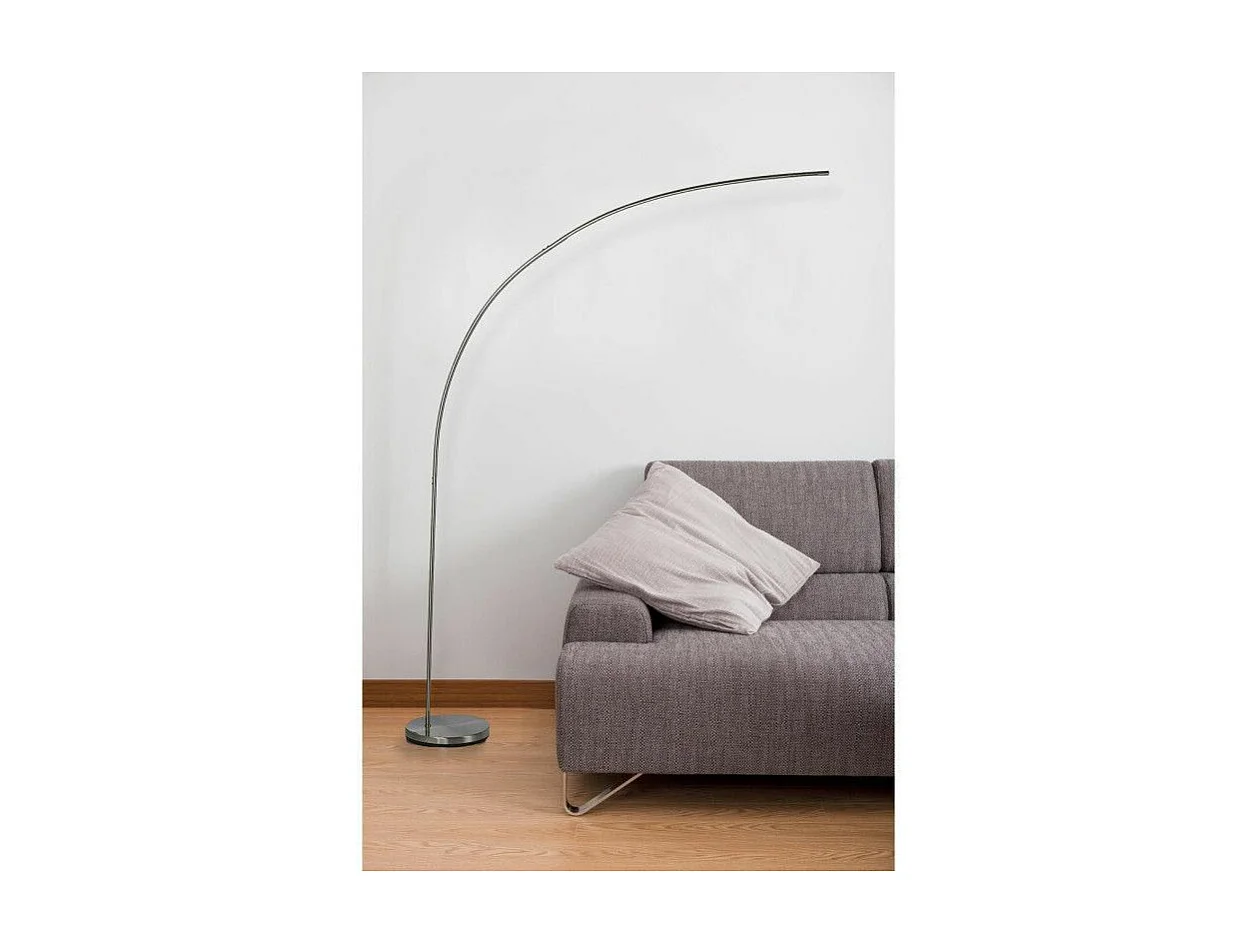 Lampadaire Arc Led Design "Ekalaka" 185cm Gris