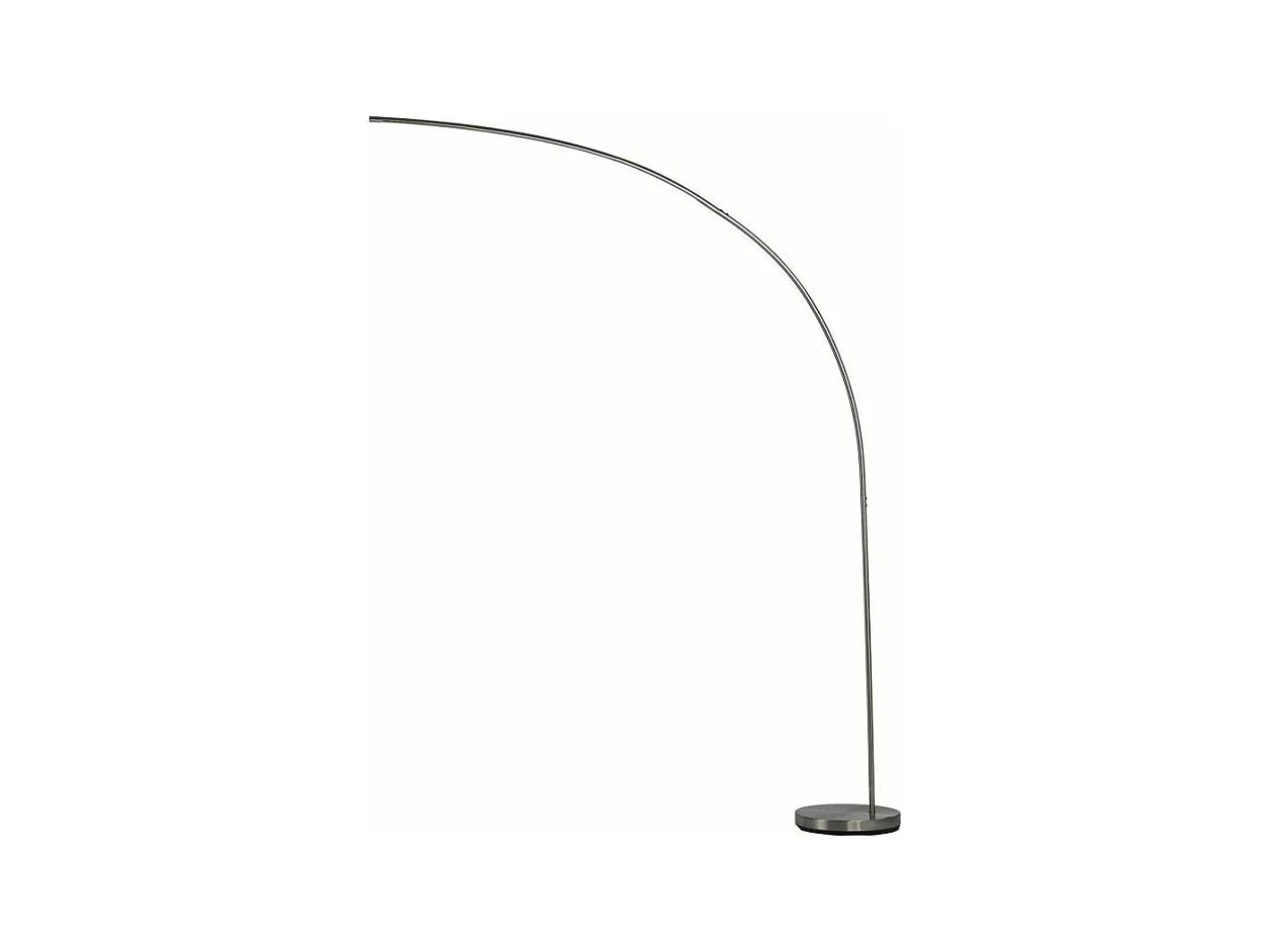 Lampadaire Arc Led Design "Ekalaka" 185cm Gris