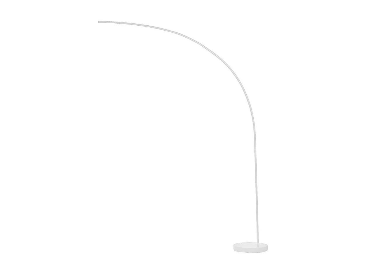 Lampadaire Arc Led Design "Ekalaka" 185cm Blanc