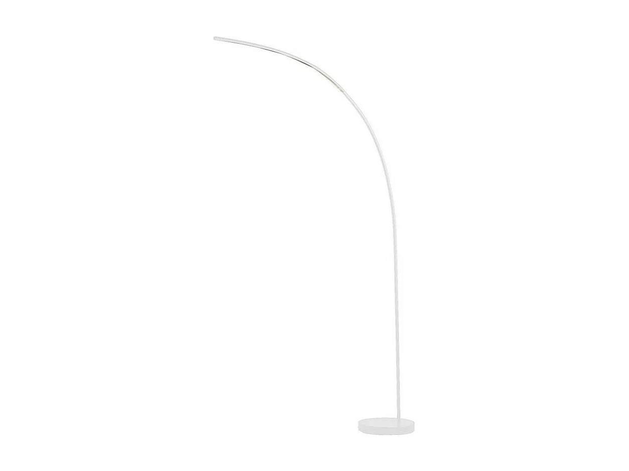 Lampadaire Arc Led Design "Ekalaka" 185cm Blanc