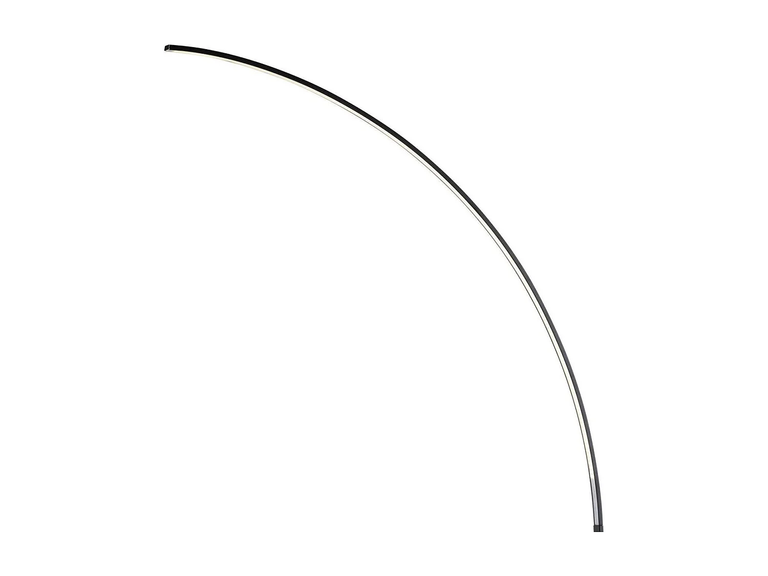 Lampadaire Arc Led Design "Drummond" 170cm Noir