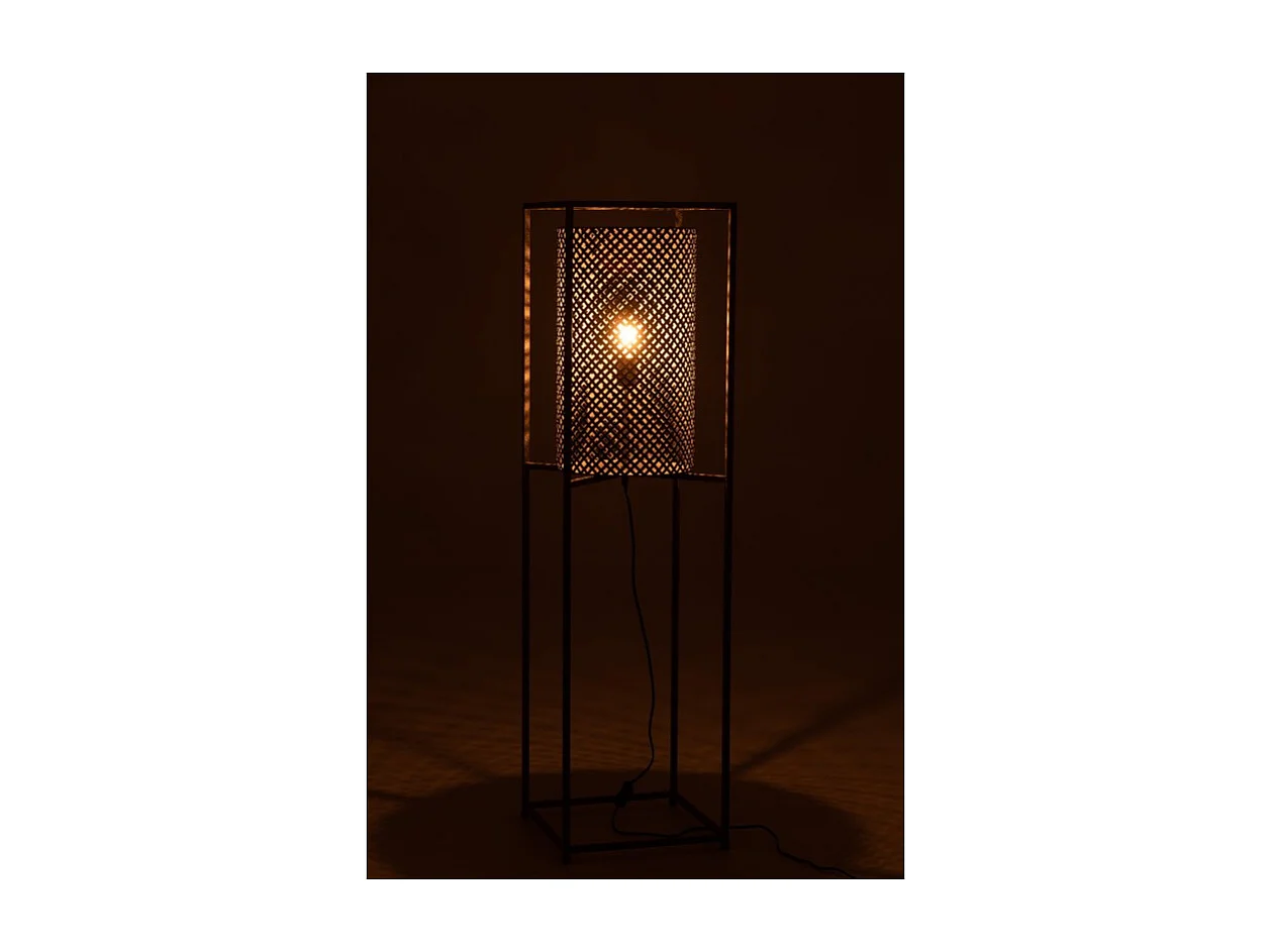 Lampadaire Design "Ajouré" 132cm Gris