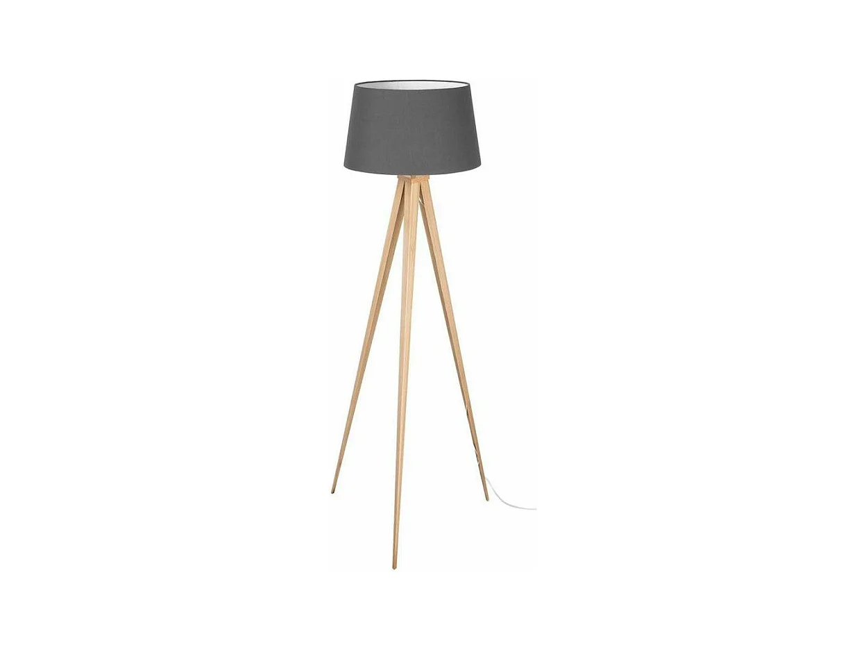 Lampadaire Trépied Design "Renaya" 150cm Beige