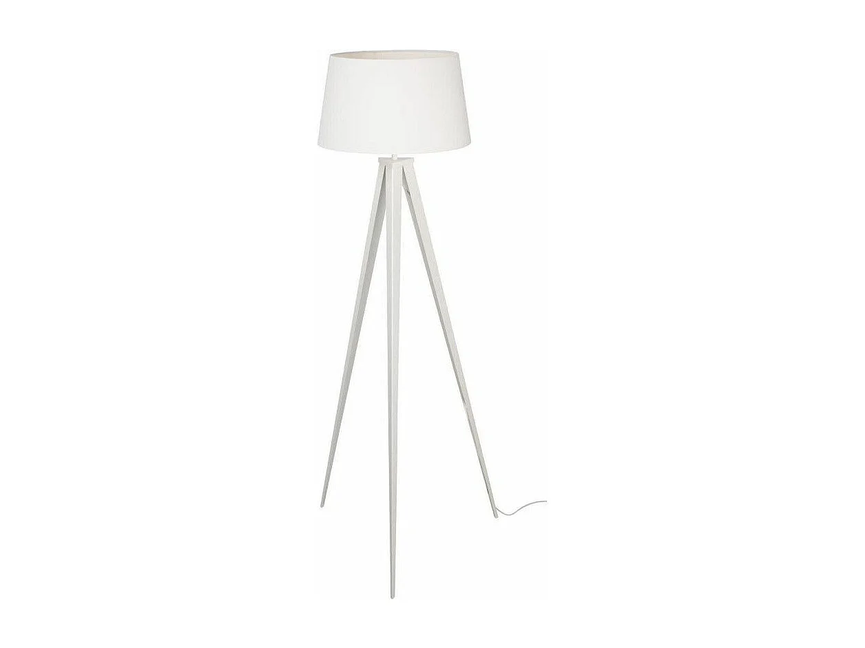 Lampadaire Trépied Design "Renaya" 150cm Blanc