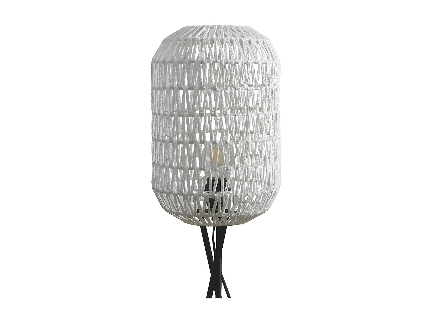 Lampadaire Trépied Design "Richey" 150cm Blanc