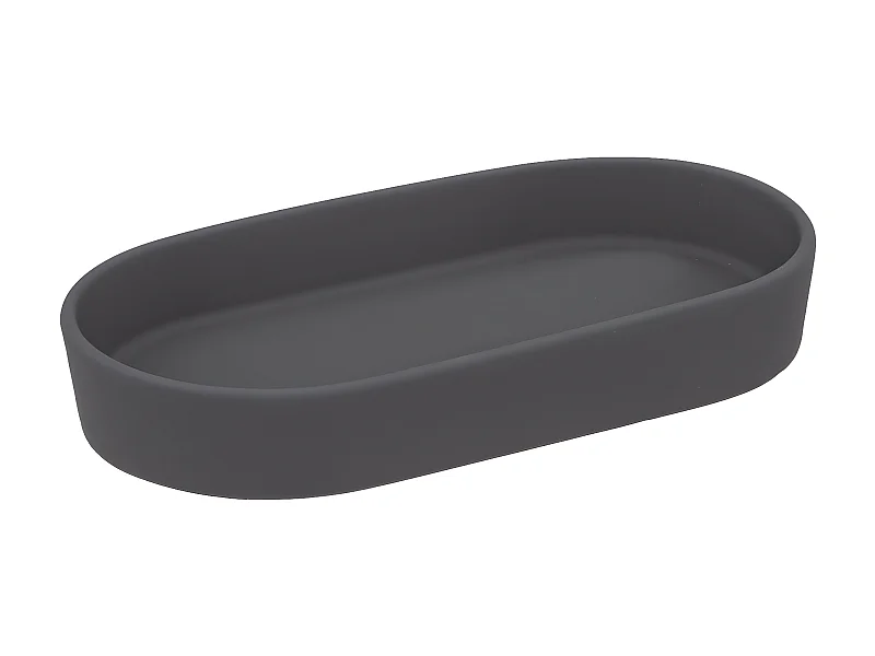 Plateau de Salle de Bain "Cocon" 19cm Gris