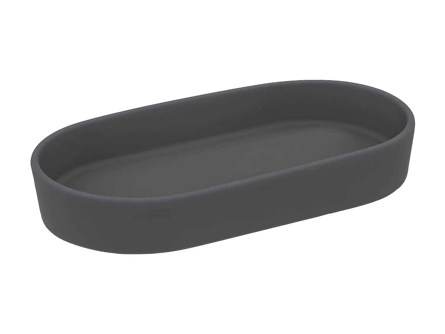Plateau de Salle de Bain "Cocon" 19cm Gris