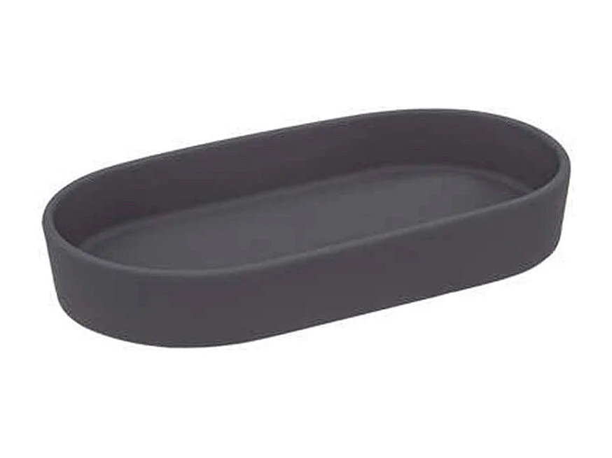 Plateau de Salle de Bain "Cocon" 19cm Gris