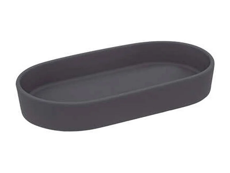 Plateau de Salle de Bain "Cocon" 19cm Gris