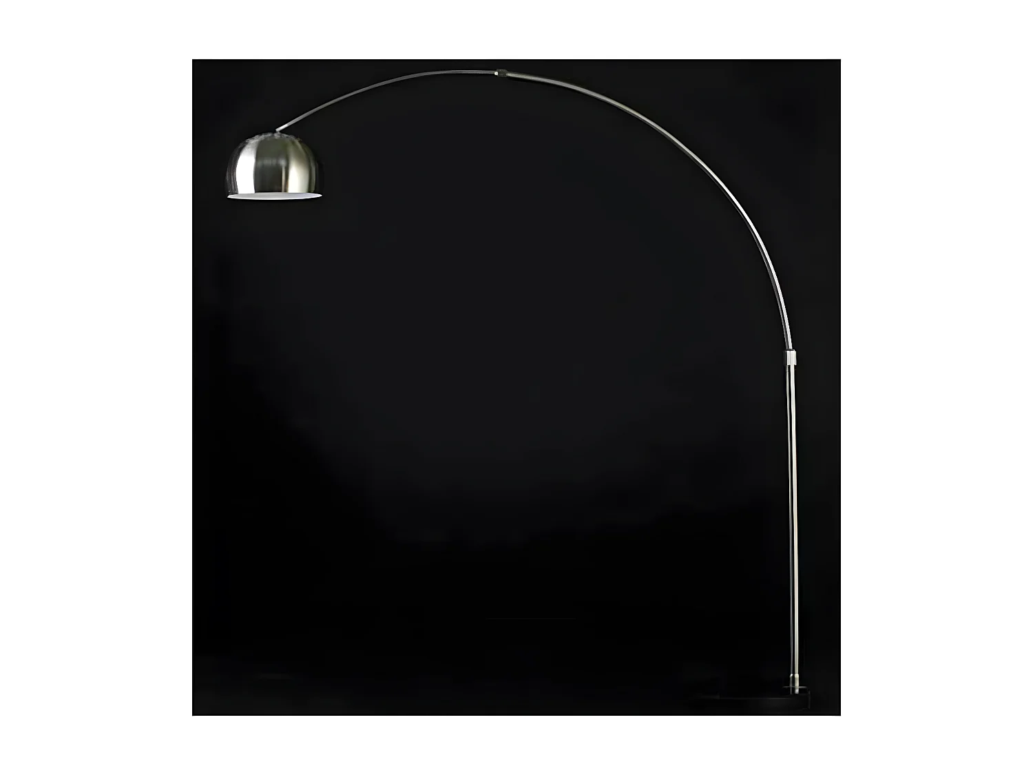 Lampadaire Design "Arc XXL" 245cm Argent