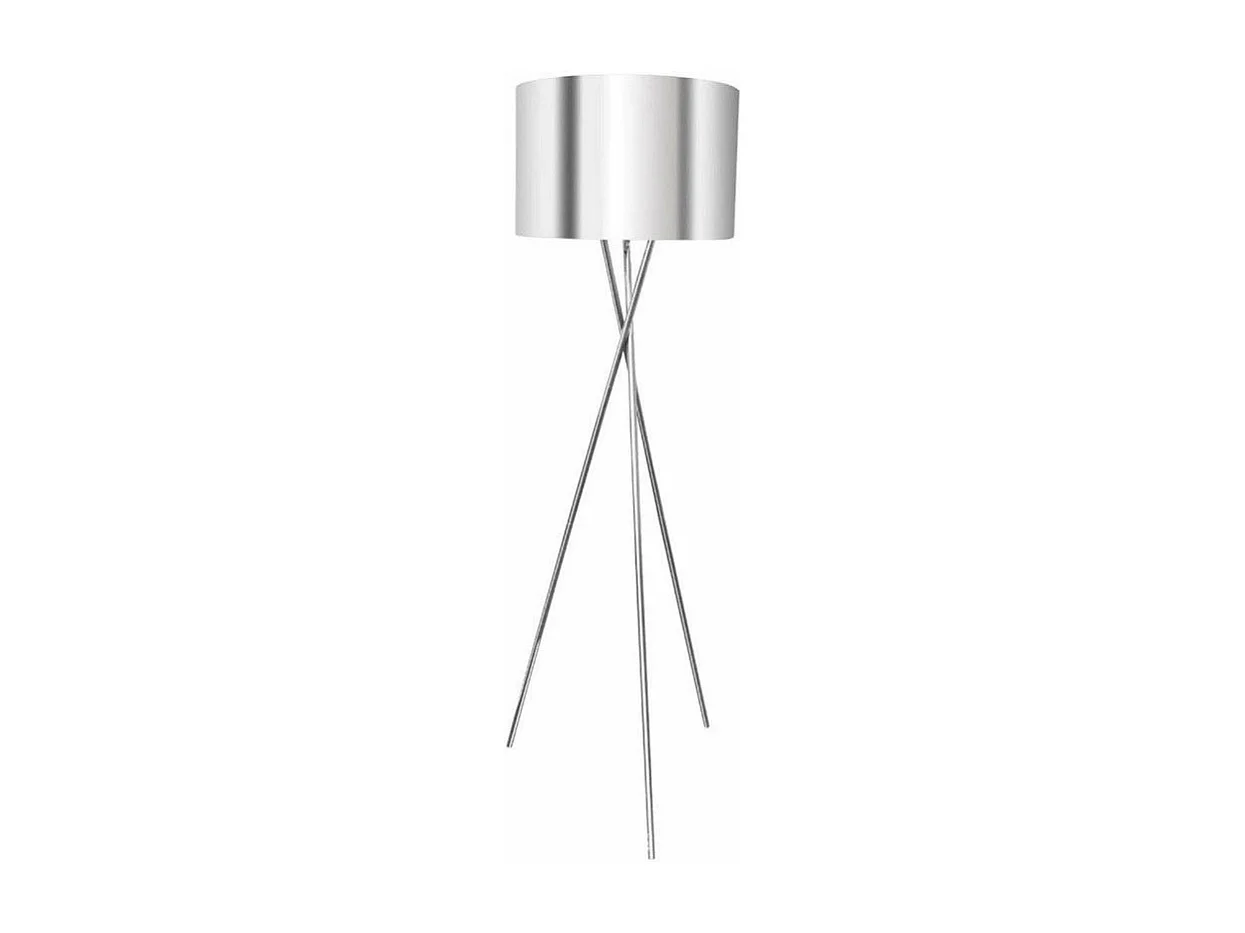 Lampadaire Trépied Design "Mikado" 160cm Argent