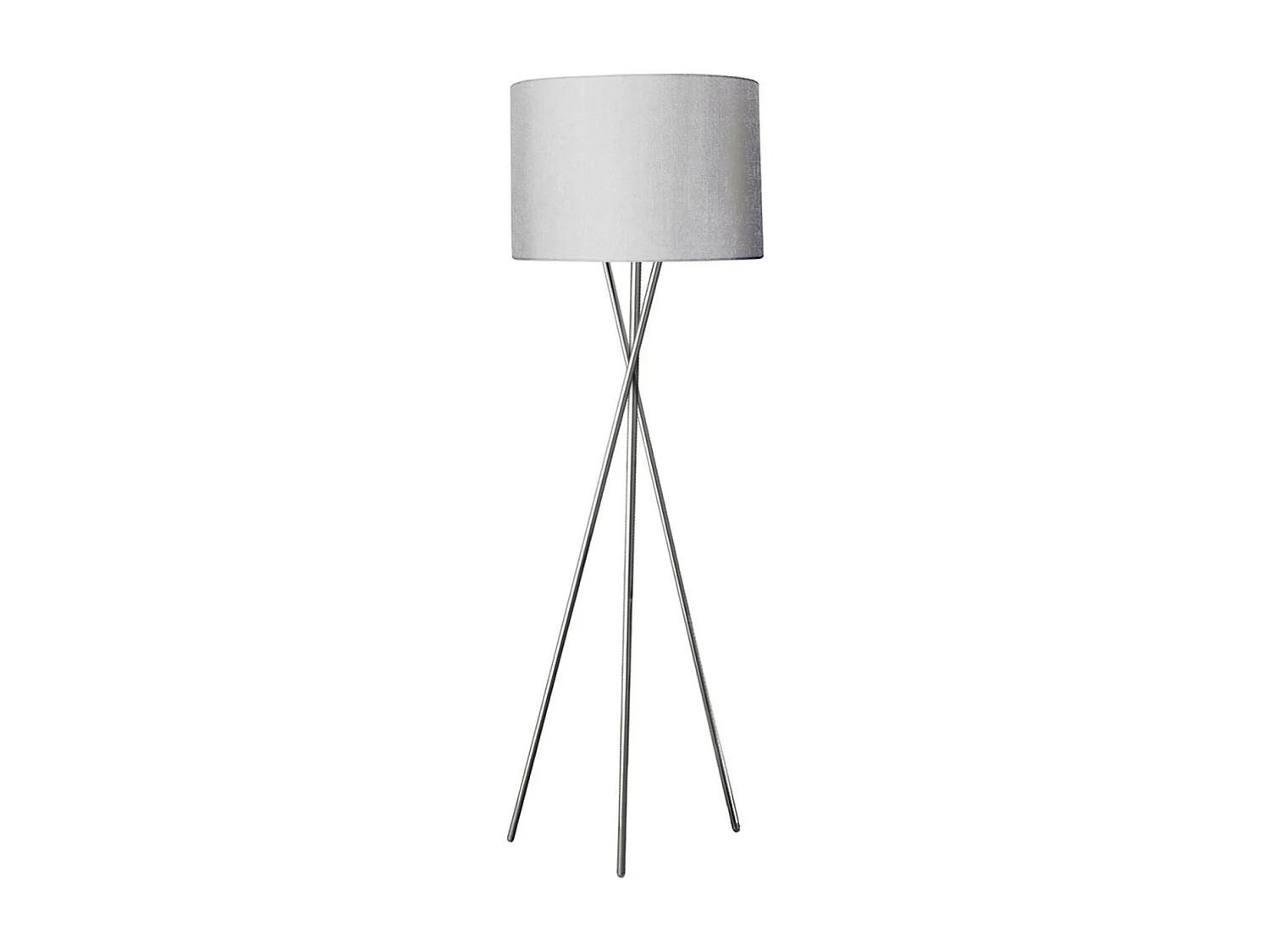Lampadaire Trépied Design "Mikado" 160cm Argent