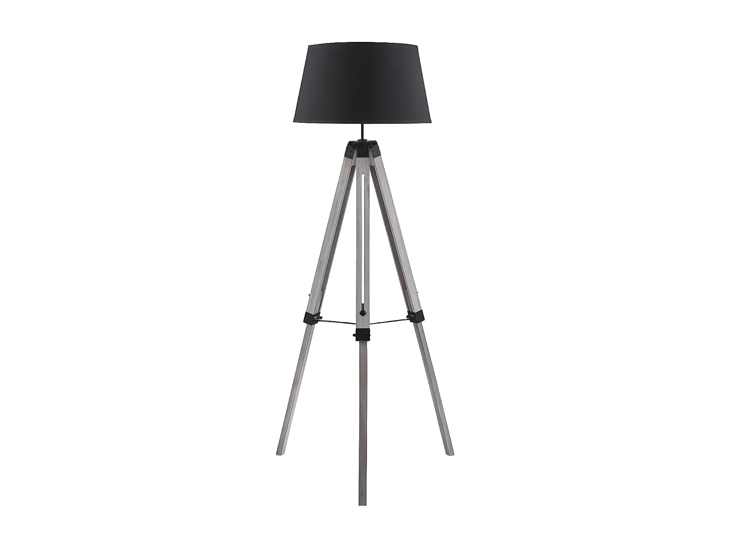 Lampadaire Trépied Design "Kalispell" 144cm Noir