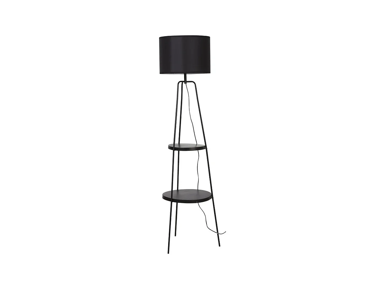 Lampadaire Trépied Design "Hardin" 157cm Noir
