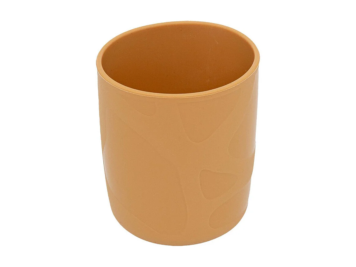 Set Repas Enfant en Silicone "Yum" 21cm Moutarde