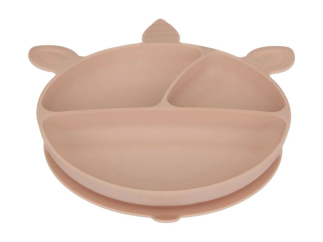 Set Repas Enfant "Silicone" 17cm Rose