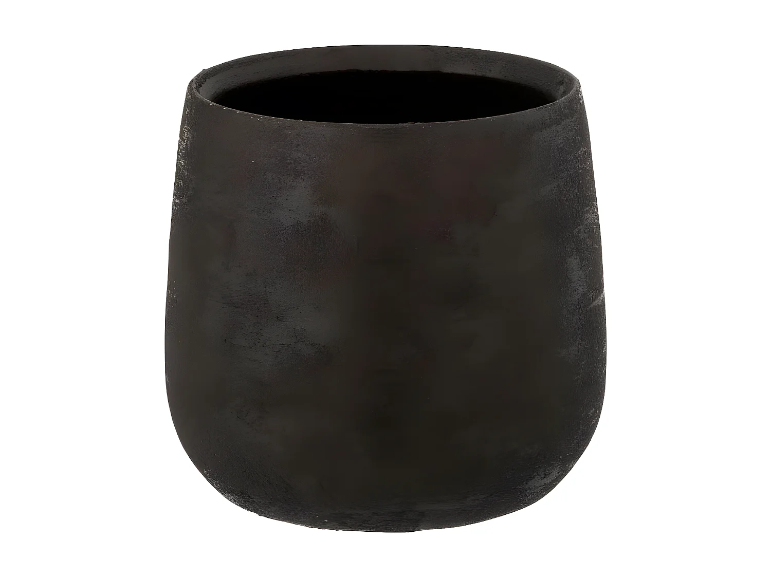 Cache-Pot en Céramique "Irrégulier" 22cm Noir