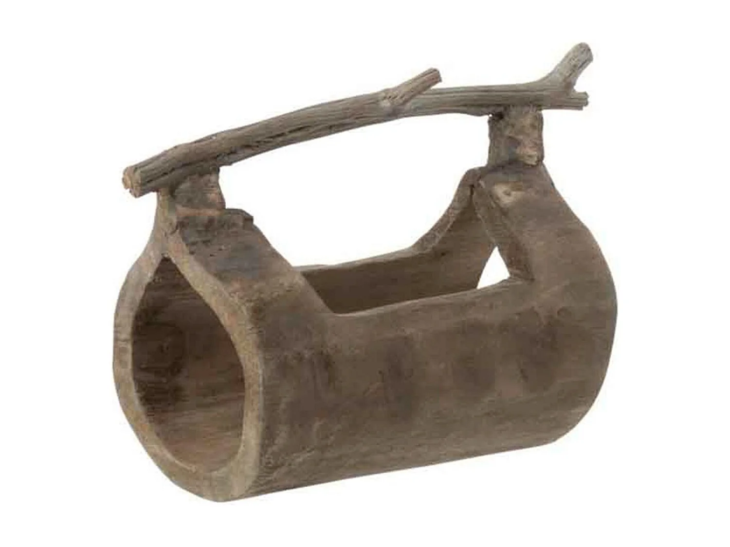 Support pour Plantes en Bois "Valeria" 26cm Naturel