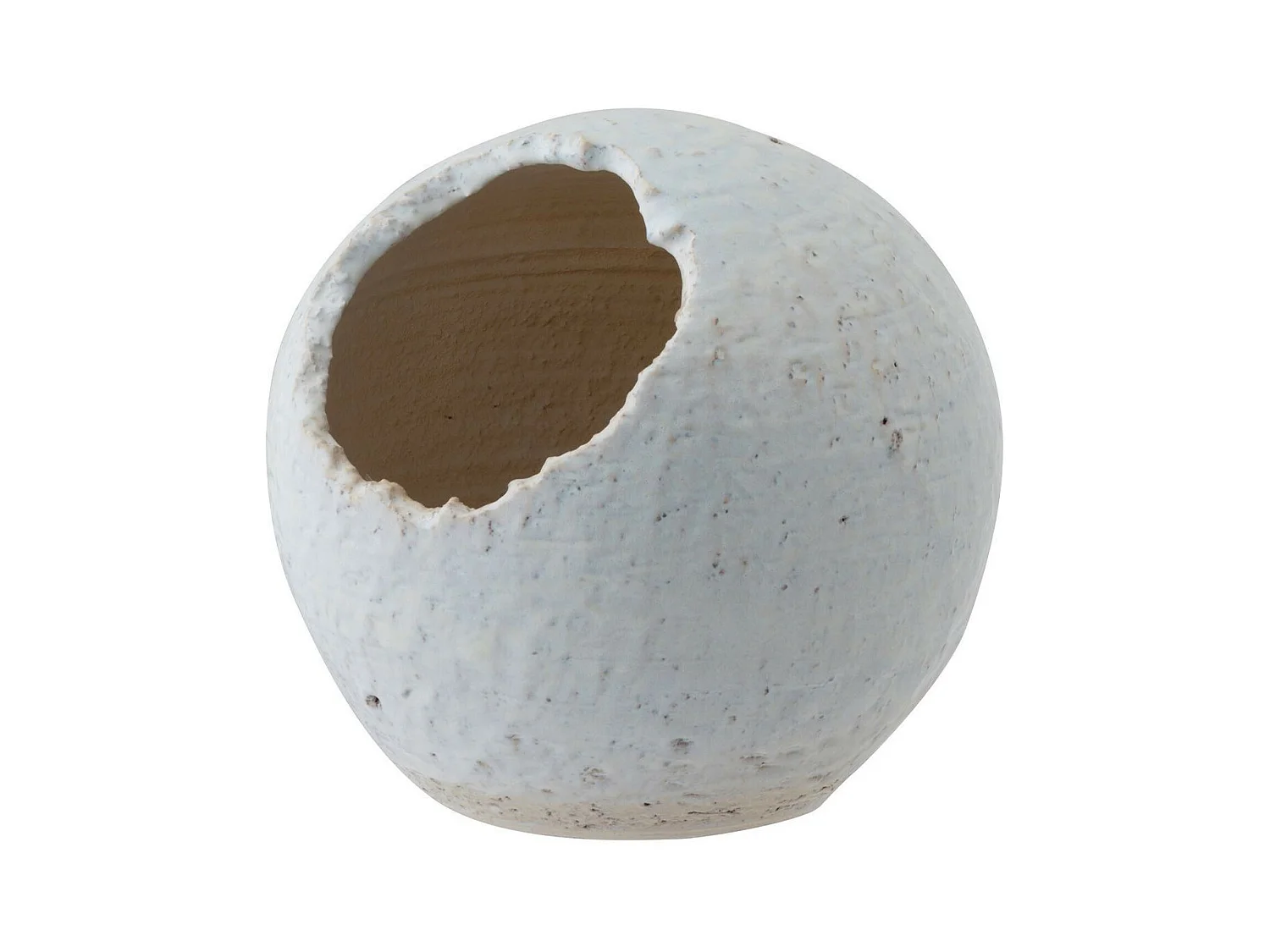 Cache-Pot en Céramique "Oblique" 22cm Blanc