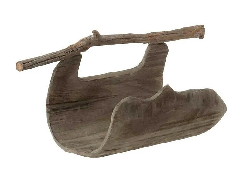 Support pour Plantes en Bois "Valeria" 45cm Naturel