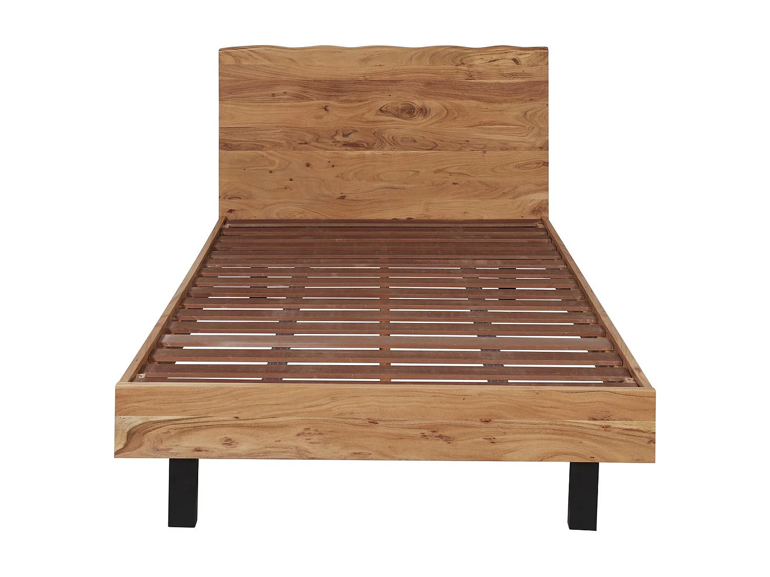 Lit Adulte en Bois "Limata" 160x200cm Naturel