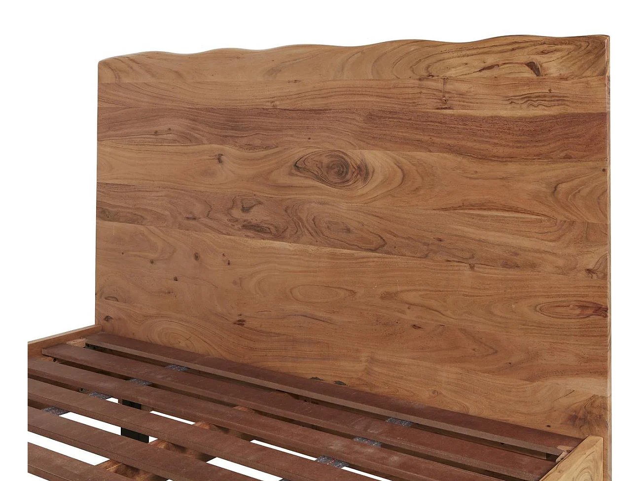 Lit Adulte en Bois "Limata" 160x200cm Naturel