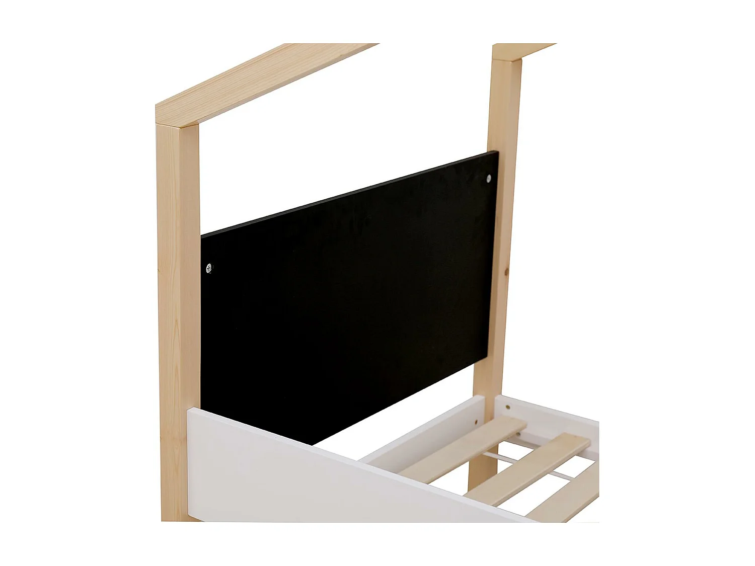 Lit Enfant Cabane & Tiroir "Minette" 90x190cm Blanc