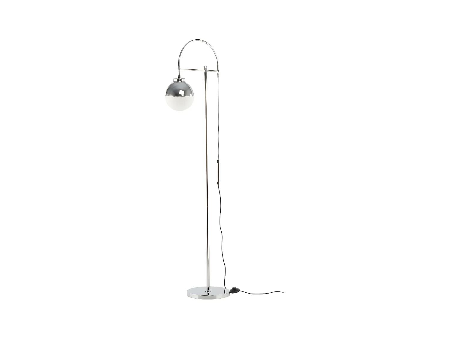 Lampadaire Design "Lavina" 160cm Argent