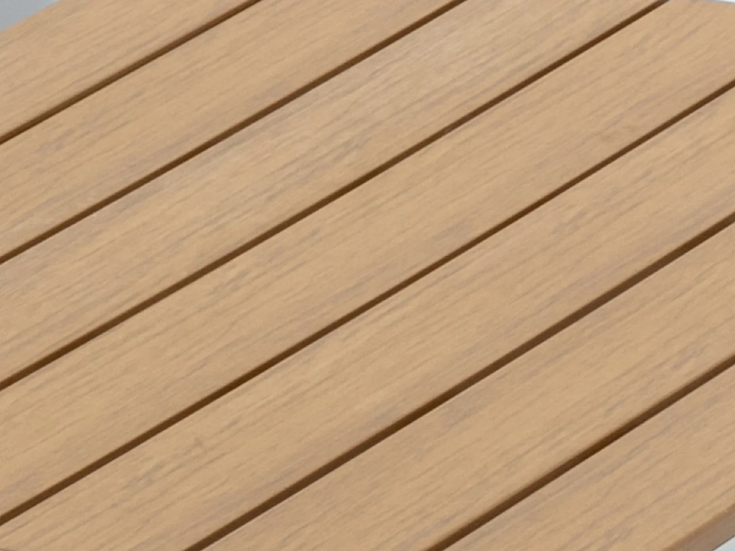 Tavolo pranzo giardino allungabile Allum. e Polywood L.170/230cm Naturale chiaro e Bianco - MACILA di MYLIA