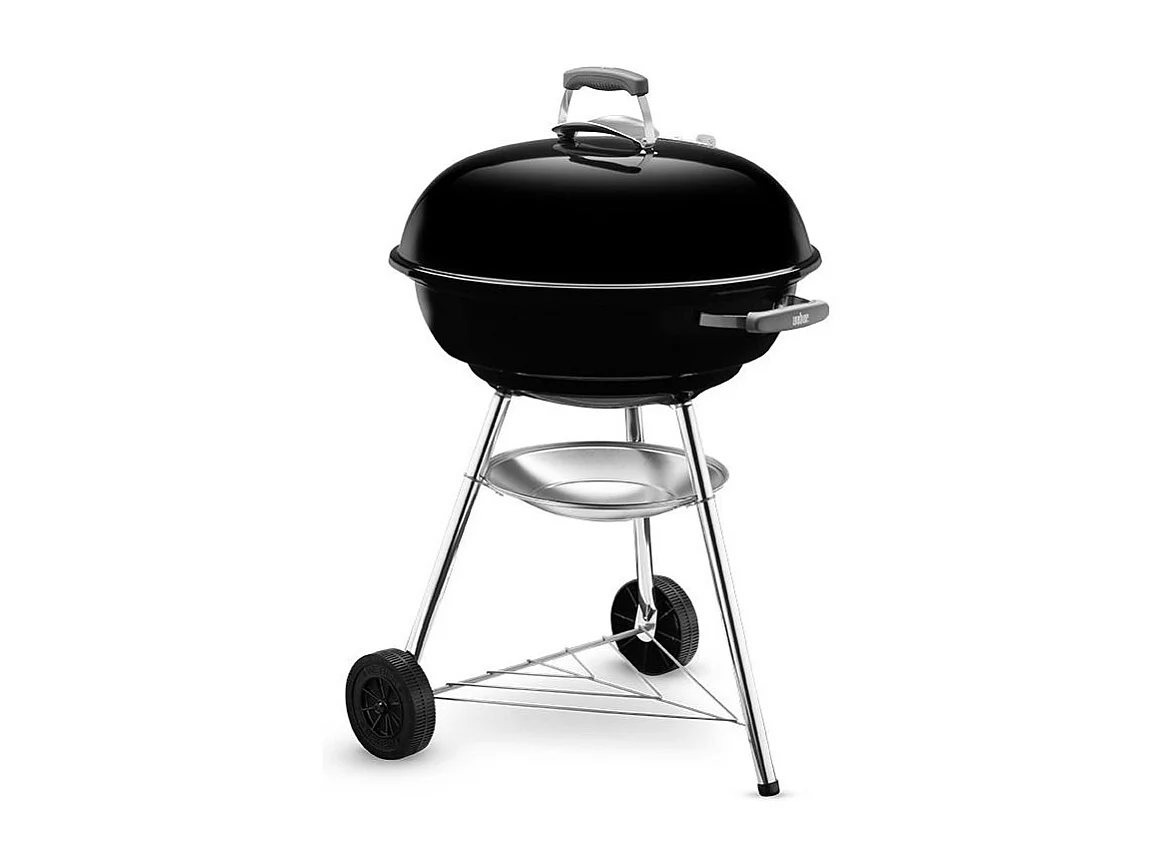 Churrasqueira a Carvão Compacta Weber 57cm com Carrinho - Preto
