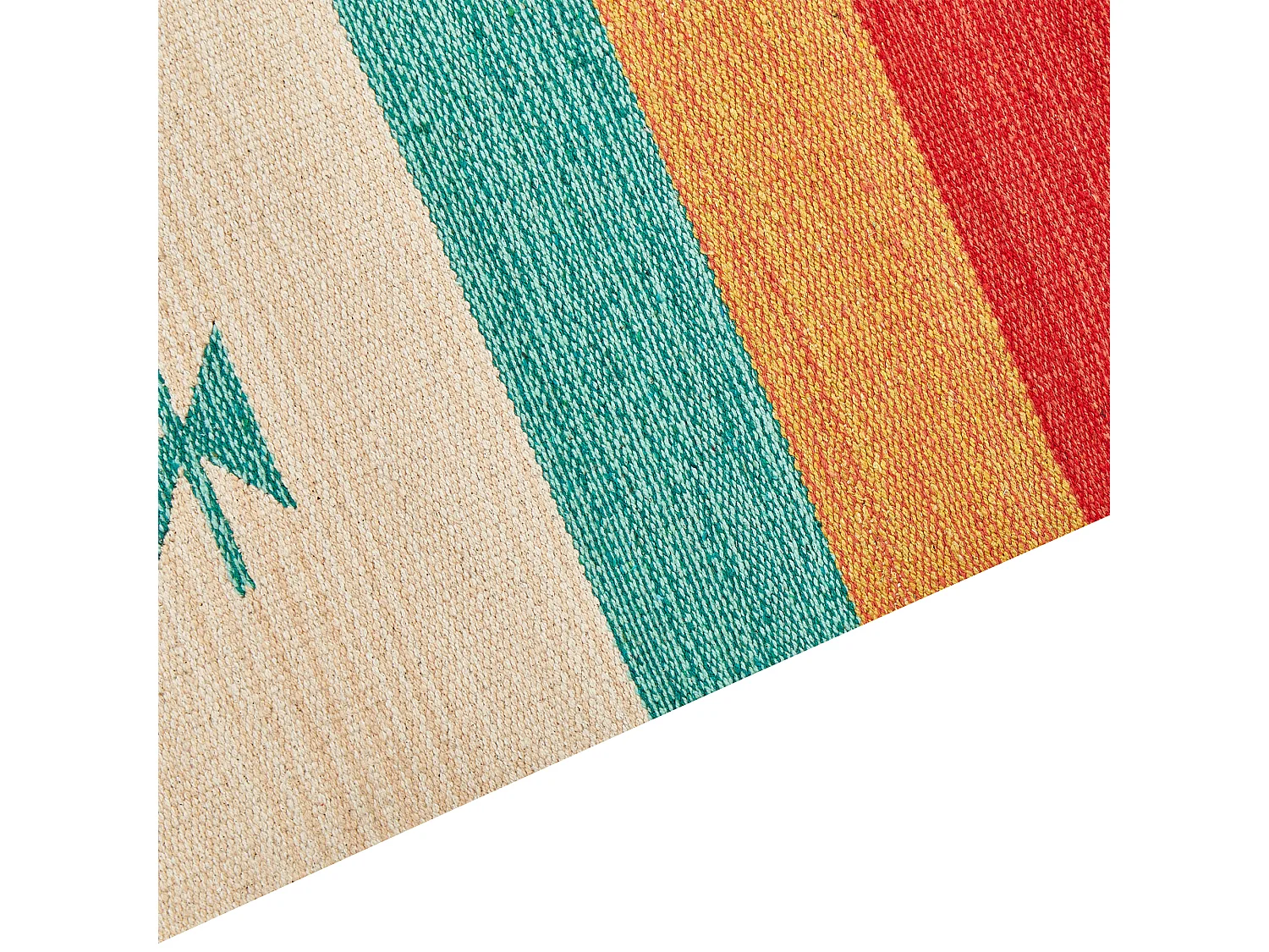 Tapis MARGARA Multicolore 80 x 300 cm Coton Kilim