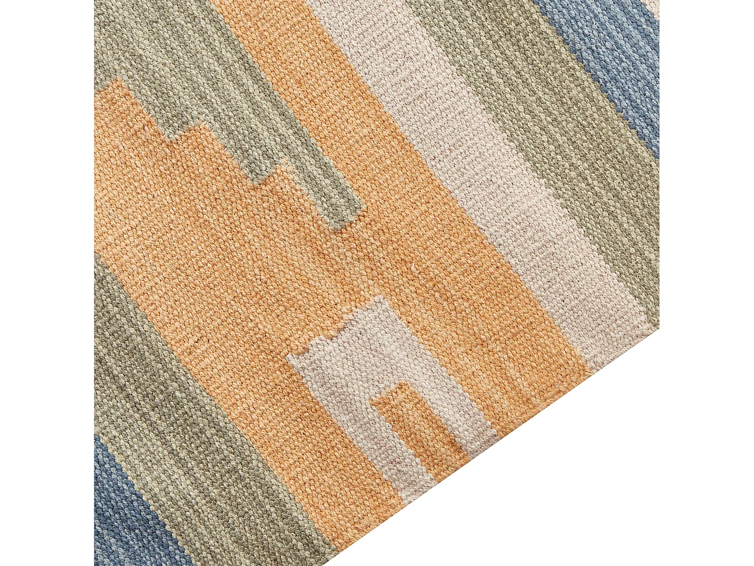 Tapis kilim en coton 80 x 300 cm multicolore APARAN