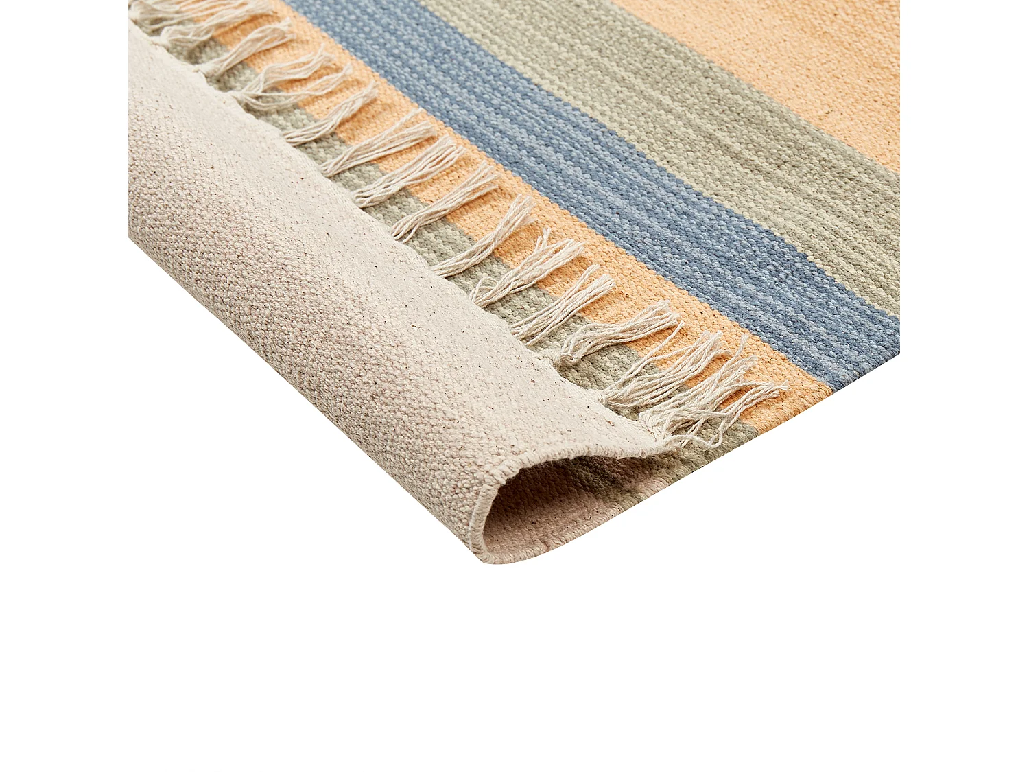 Tapis kilim en coton 80 x 300 cm multicolore APARAN