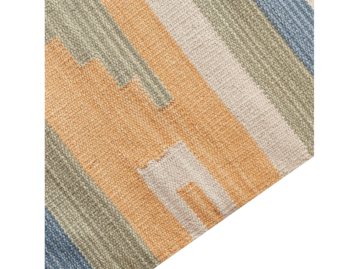 Tapis kilim en coton 80 x 300 cm multicolore APARAN