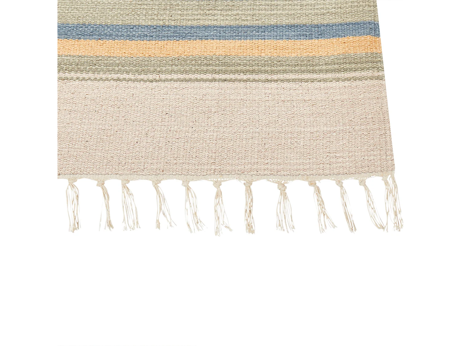 Tapis kilim en coton 80 x 300 cm multicolore APARAN