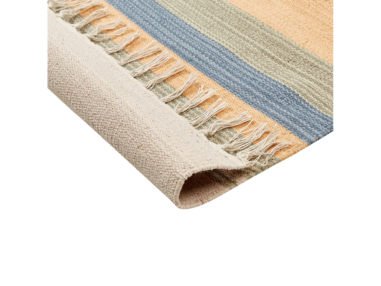 Tapis kilim en coton 80 x 300 cm multicolore APARAN