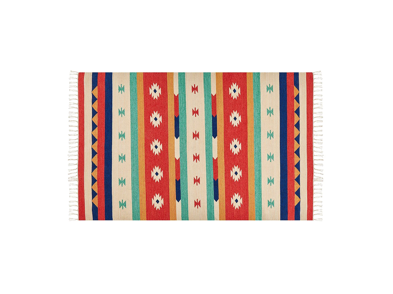 Tapis MARGARA Multicolore 140 x 200 cm Coton Kilim