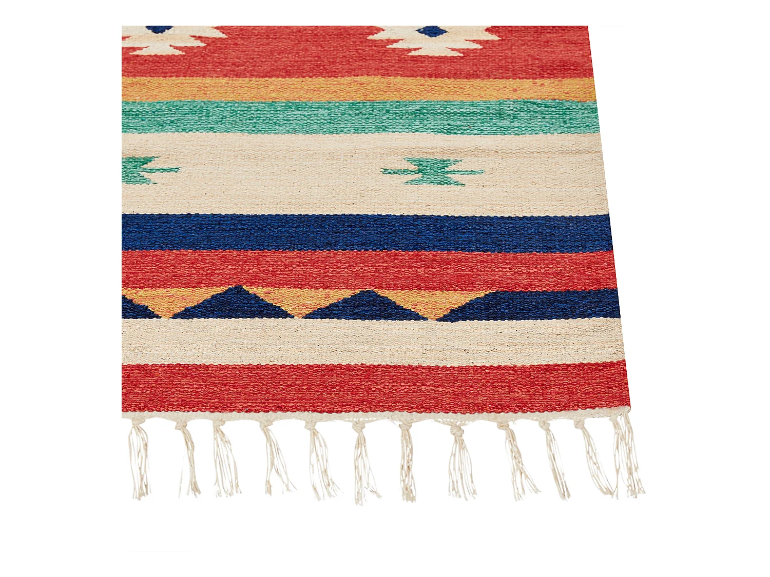 Tapis MARGARA Multicolore 140 x 200 cm Coton Kilim