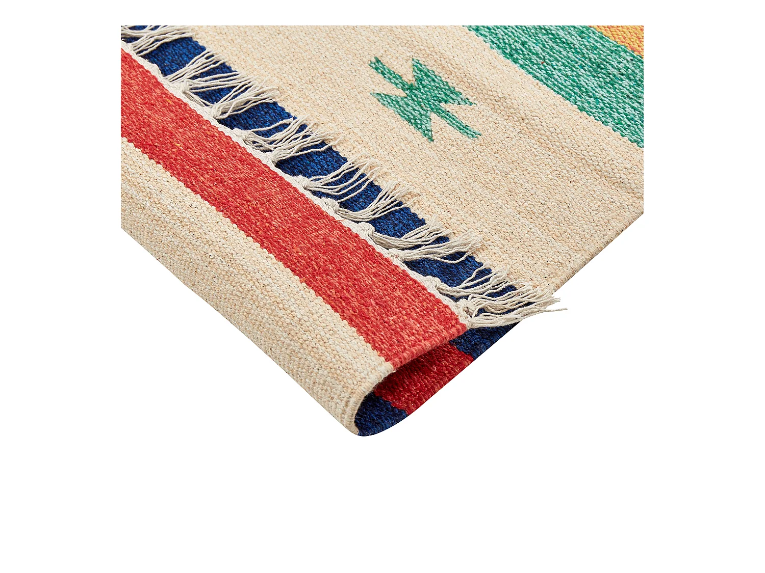 Tapis MARGARA Multicolore 140 x 200 cm Coton Kilim