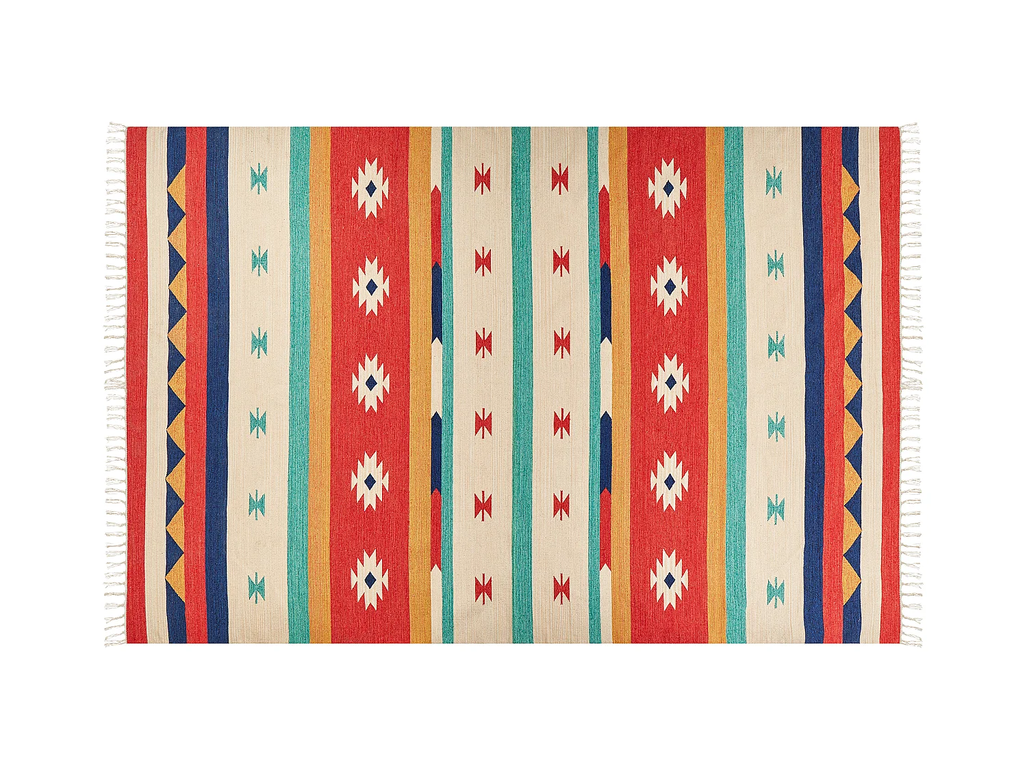 Tapis MARGARA Multicolore 200 x 300 cm Coton Kilim