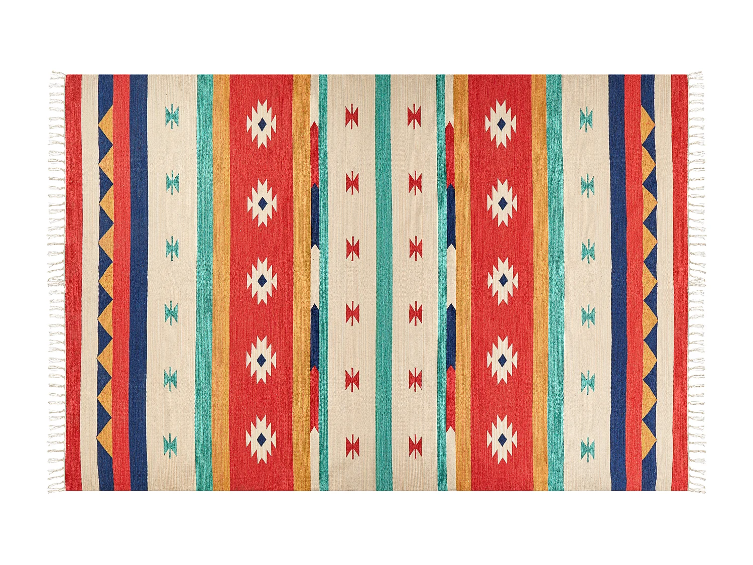 Tapis MARGARA Multicolore 200 x 300 cm Coton Kilim