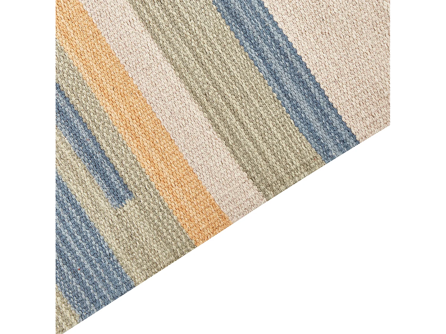 Tapis APARAN Beige 140 x 200 cm Coton Kilim