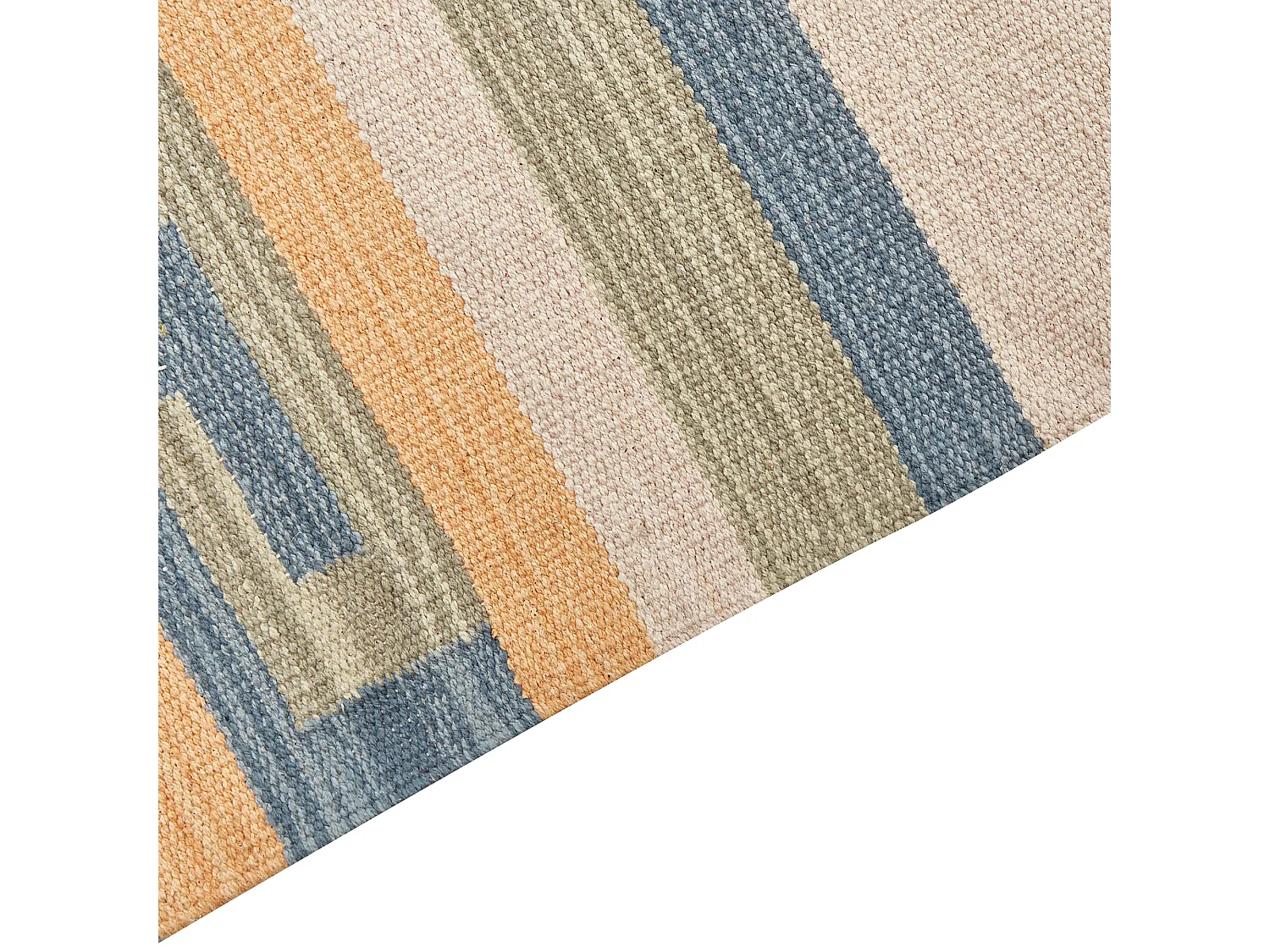 Tapis APARAN Beige 200 x 300 cm Coton Kilim