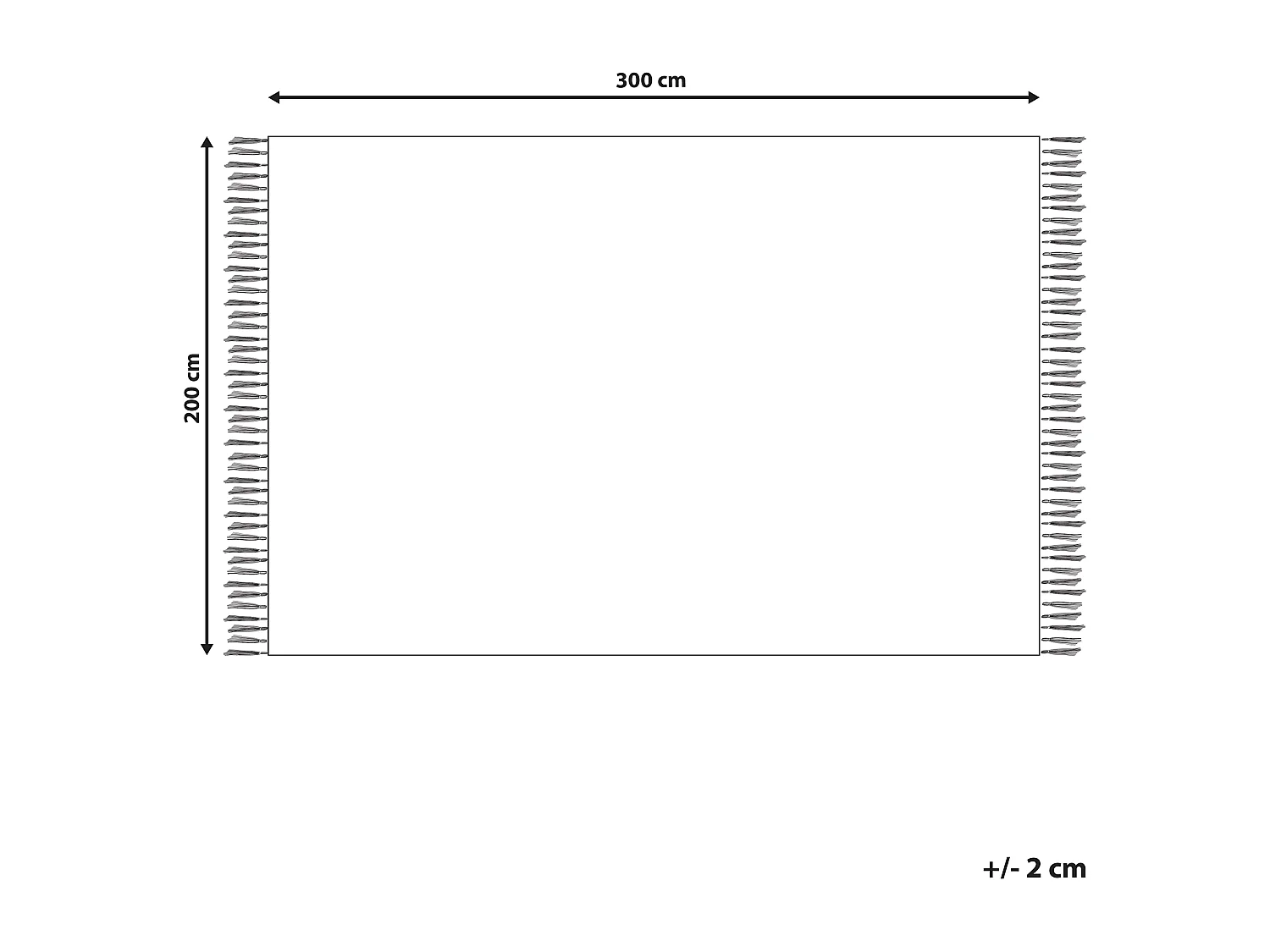 Tapis APARAN Beige 200 x 300 cm Coton Kilim