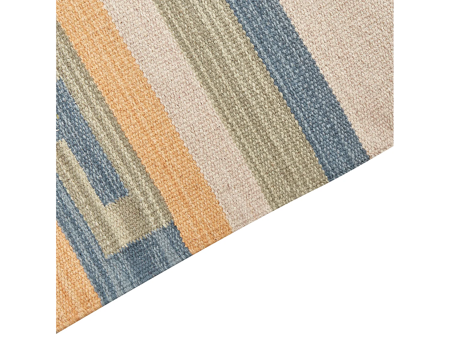 Tapis APARAN Beige 200 x 300 cm Coton Kilim