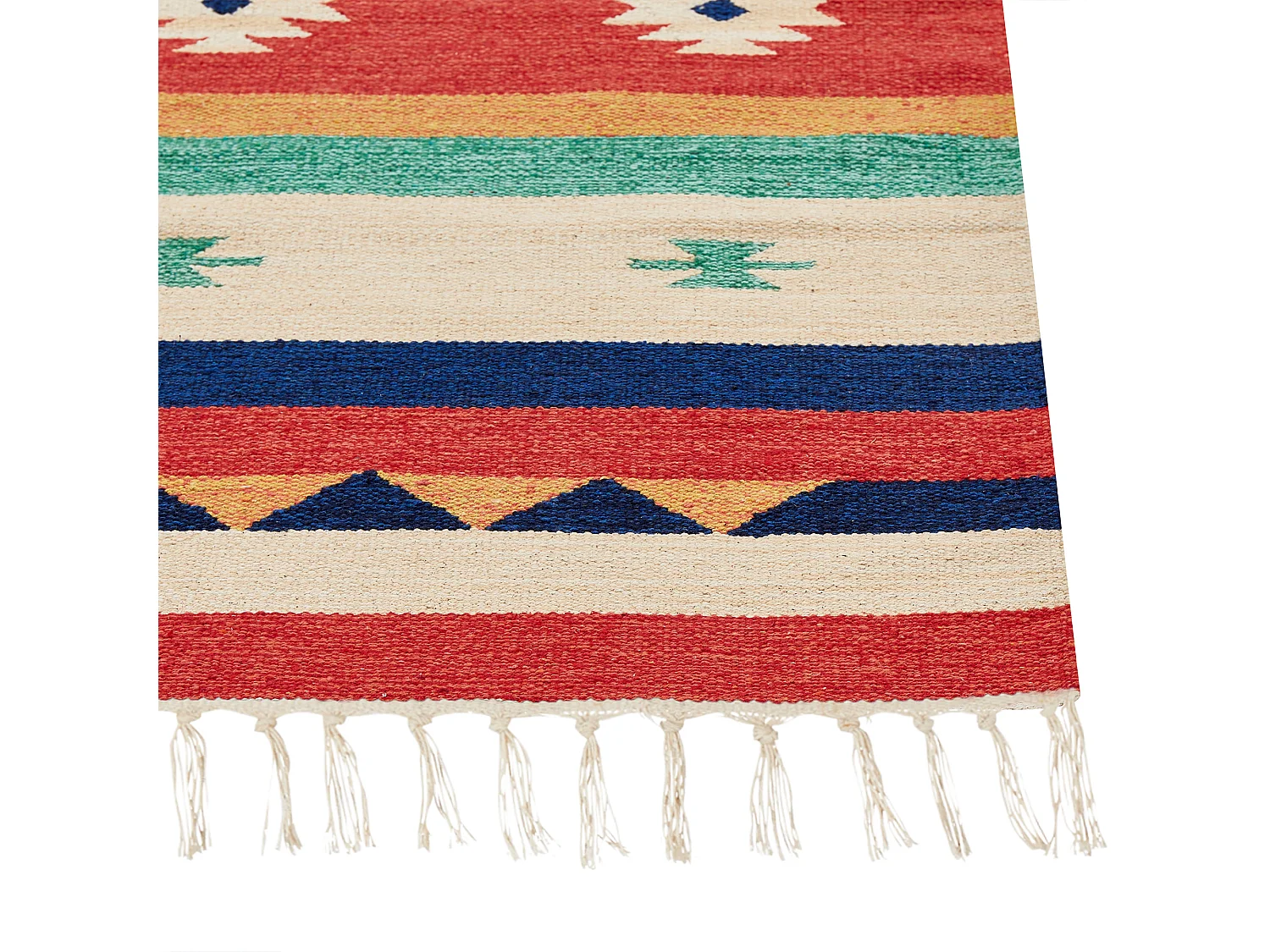 Vloerkleed kelim meerkleurig 80 x 150 cm MARGARA